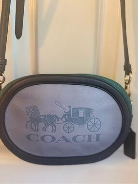 Coach Horse and Carriage. Leather Camera Cross Body Bag